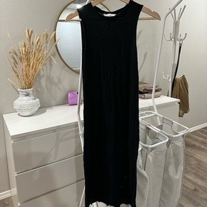H&M long black dress